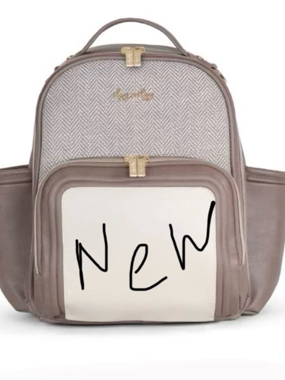 Itzy Ritzy Diaper Backpack Coffee & Cream